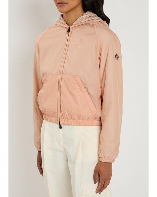 Moncler Pink Shell Cardigan Jacket