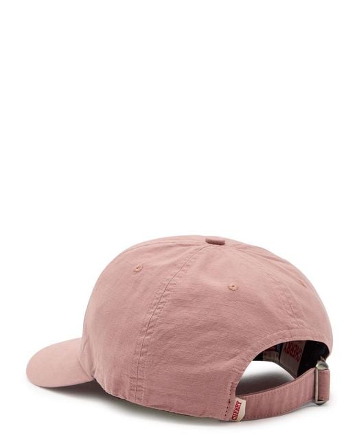 CHERRY LA Pink Golden Eagle 6 Panel Appliquéd Cotton Cap for men