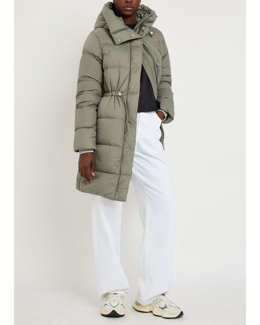 Canada Goose Gray Montgomery Padded Shell Coat