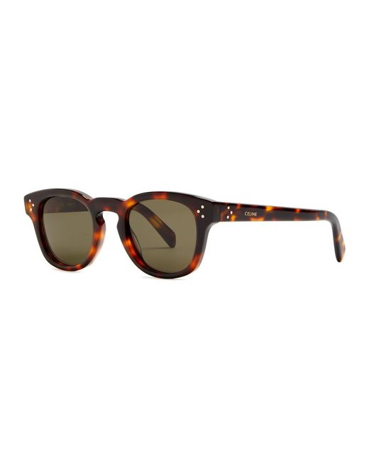 Céline Brown Round-frame Sunglasses