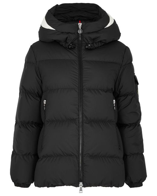 Moncler Black Draa Quilted Shell Jacket
