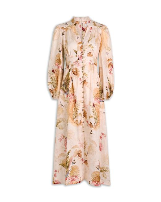 zimmermann natura printed linen midi dress Zimmermann Natura printed linen midi dress Zimmermann