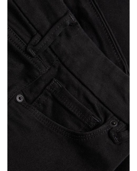 GOOD AMERICAN Black Skinny Flared-Leg Jeans