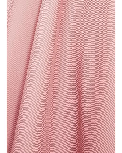 By Malene Birger Pink Manissa Satin Maxi Wrap Dress