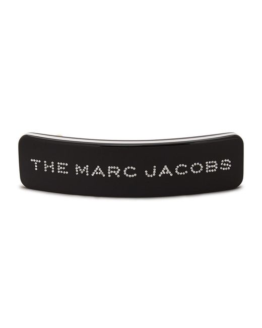 Marc Jacobs Black Crystal-Embellished Hair Clip