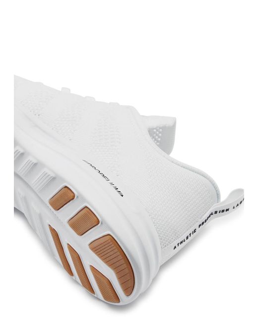 Athletic Propulsion Labs White Techloom Pro Pointelle-Knit Sneakers