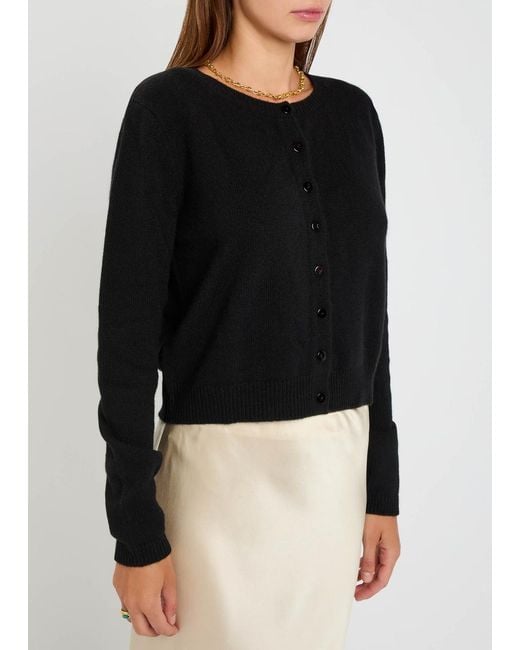 Reformation Black Clara Cashmere Cardigan