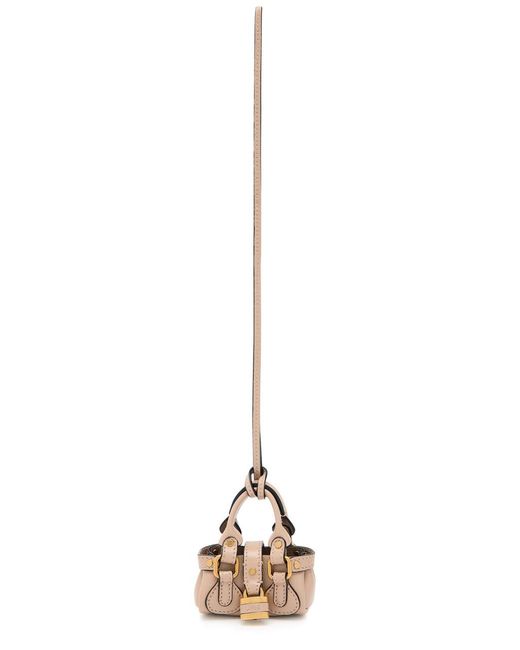 Chloé Natural Paddington Leather Bag Charm