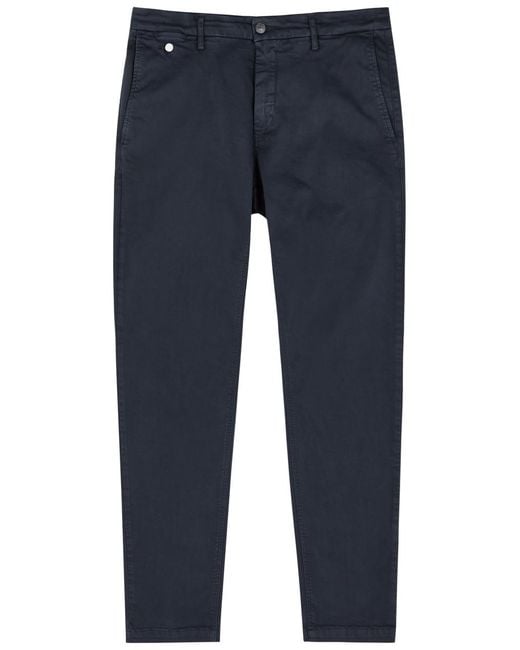Replay Blue Benni Hyperflex X. Lite Cotton-blend Chinos for men
