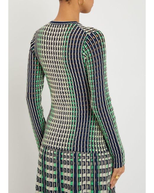 Jonathan Simkhai Black Mabel Textured Cut-Out Knit Top