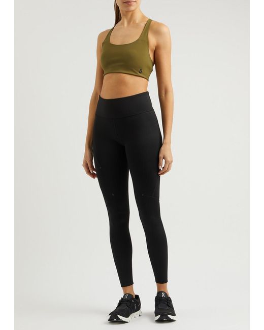 On Shoes Green Movement Stretch-Jersey Bra Top