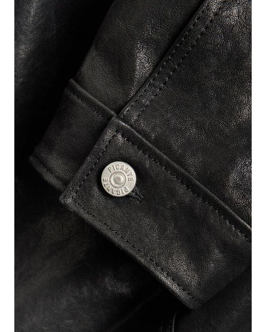 Picante Black Leather Jacket for men