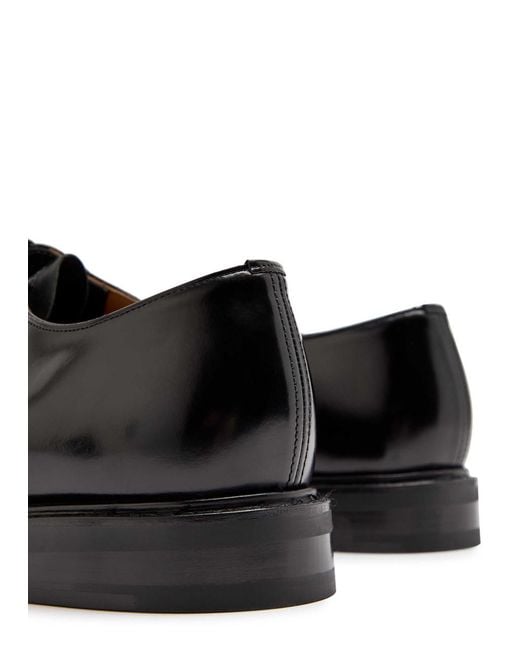 Church's Black Shannon 2.0 Glossed Leather Derby Shoes for men
