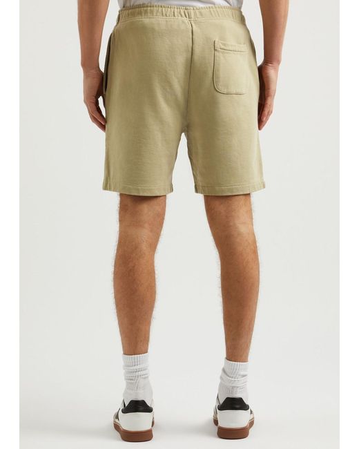 Polo Ralph Lauren Natural Logo-Embroidered Cotton Shorts for men