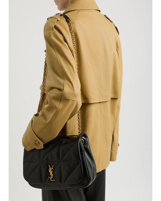 Saint Laurent Black Jamie 4.3 Medium Leather Shoulder Bag