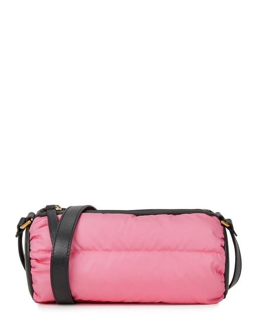 Moncler Pink Keoni Quilted Shell Cross-body Bag