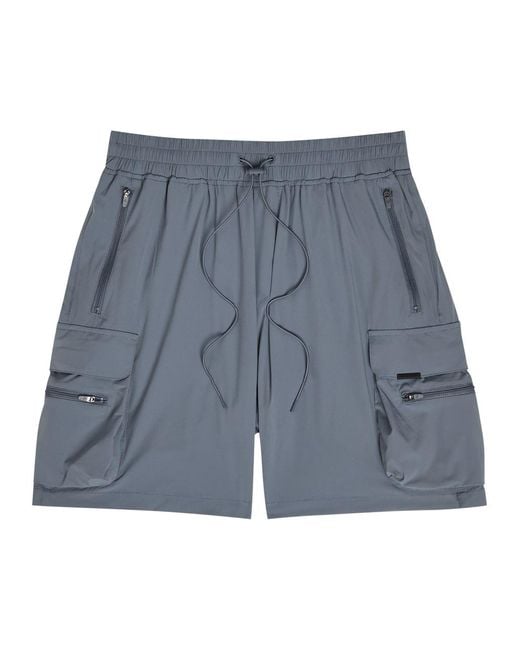 Represent Gray 247 Dna Stretch-Jersey Shorts for men