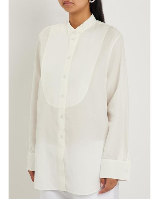 Rohe White Tuxedo Woven Shirt