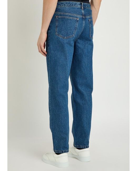 A.P.C. Blue Martin Straight-Leg Jeans for men