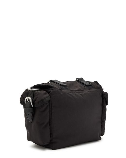 Vivienne Westwood Black Rocky Orb Woven Satchel for men