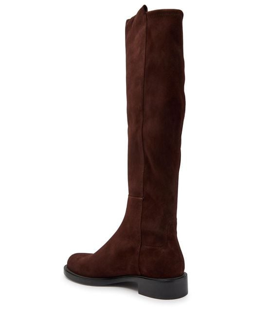 Stuart Weitzman Brown 5050 Gisele Suede Knee-High Boots