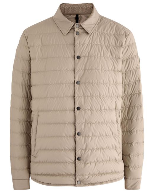 Moncler Natural Bourdon Quilted Shell Jacket for men