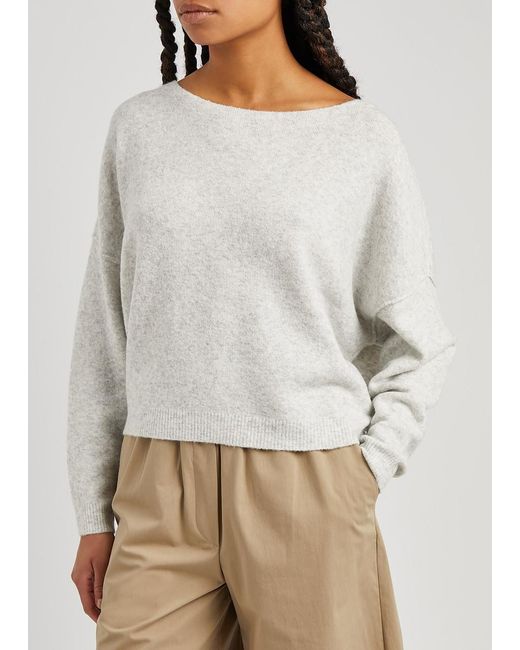 American Vintage White Damsville Knitted Jumper