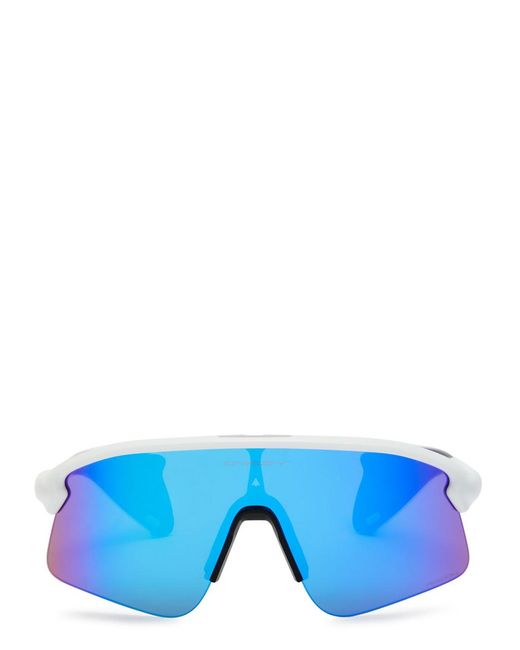 Oakley Blue Stunt Devil Wrap-Around Sunglasses for men
