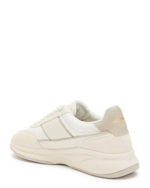 Axel Arigato White Genesis Neo Panelled Mesh-Knit Sneakers for men