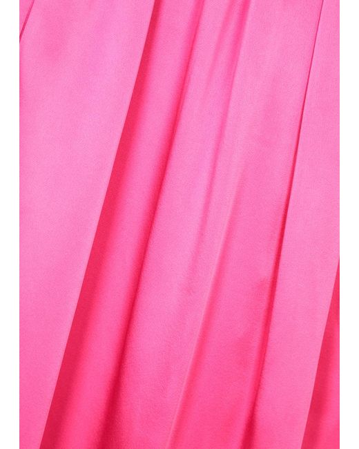 Stella McCartney Pink Falabella One-shoulder Satin Gown