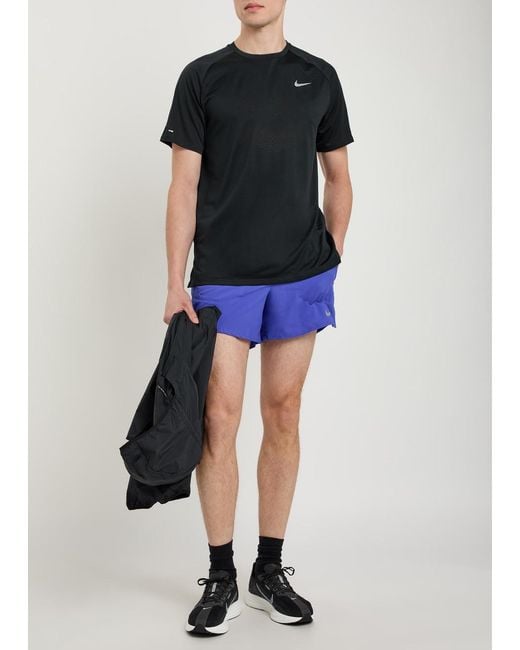 Nike Black Dri-Fit Adv Jersey Running T-Shirt for men