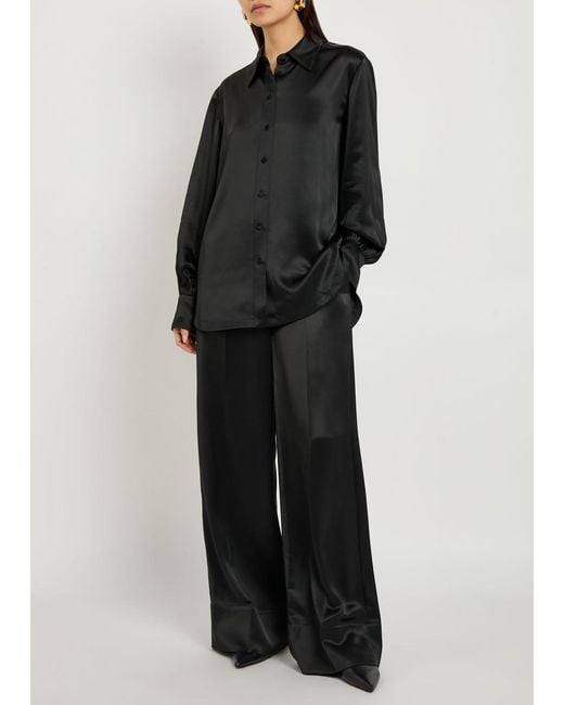 Joseph Black Dieu Satin Blouse