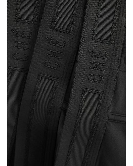 CHE Black Logo-Jacquard Stretch-Jersey Trunks for men