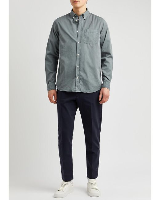 Norse Projects Blue Anton Cotton-twill Shirt for men