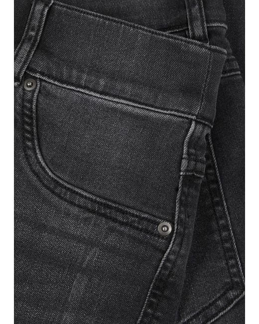 Spanx Gray Slim-leg Jeans