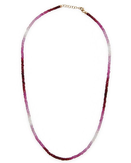 Roxanne First Red Graduated Ruby Beaded Necklace