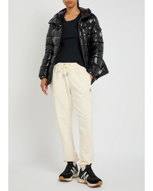 Moncler Black Barante Quilted Glossed Shell Jacket