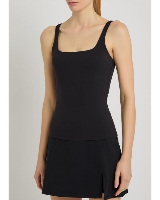 Tala Black Dayflex Minimal Stretch-Jersey Vest