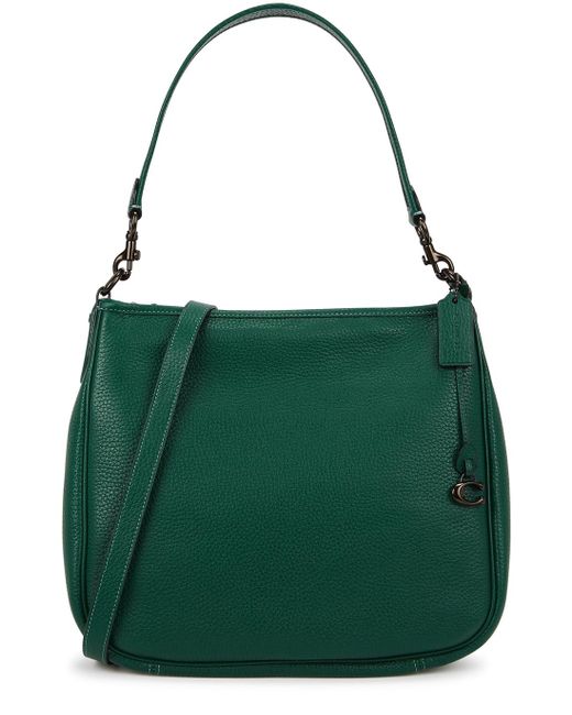 COACH Cary Green Leather Shoulder Bag Lyst UK