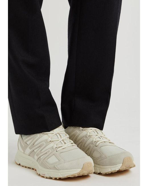Salomon White Xmn-4 Panelled Canvas Sneakers for men