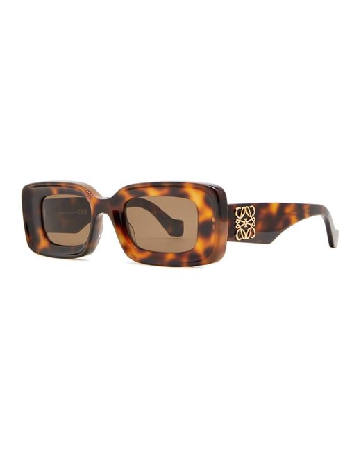 Loewe Brown Rectangle-frame Sunglasses