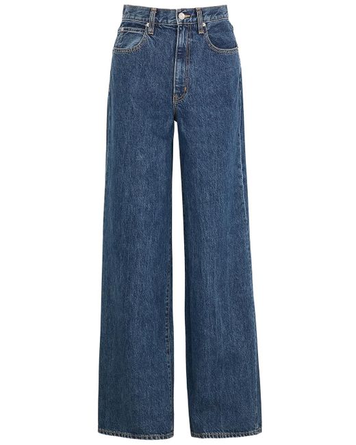 SLVRLAKE Denim Denim Eva Wide-leg Jeans in Blue | Lyst