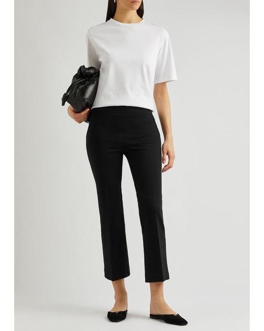 Spanx Black The Perfect Pant Kick-flare Stretch-jersey Trousers