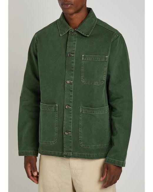 Percival Green Denim Jacket for men