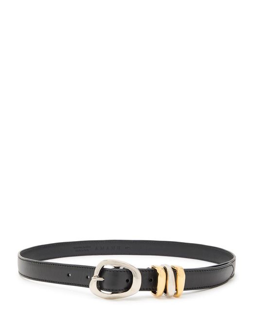 Amanu White The Tugela Leather Belt