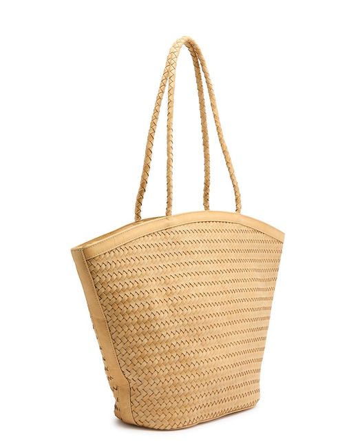 Bembien Natural Marcia Woven Leather Tote