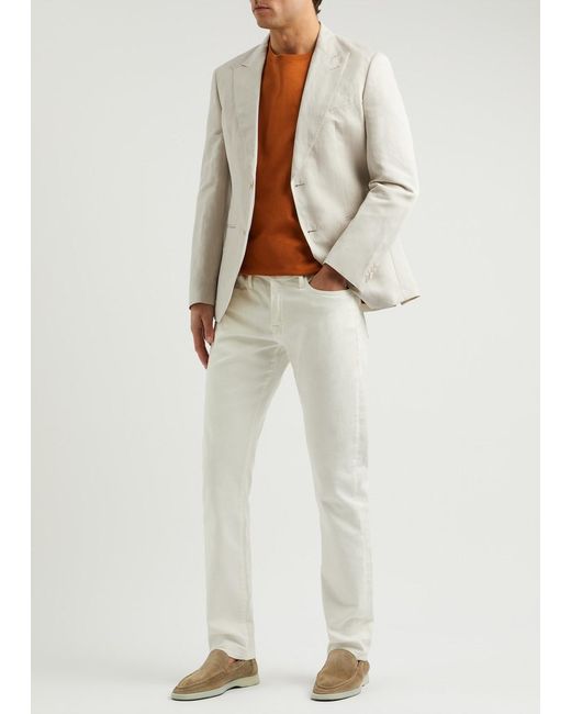 Boss Natural Linen-Blend Blazer for men