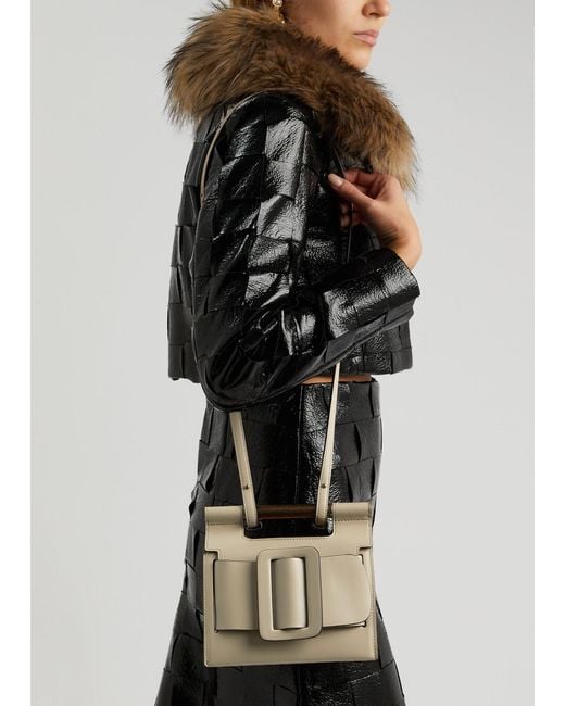 Boyy Romeo Leather Top Handle Bag in Brown Lyst