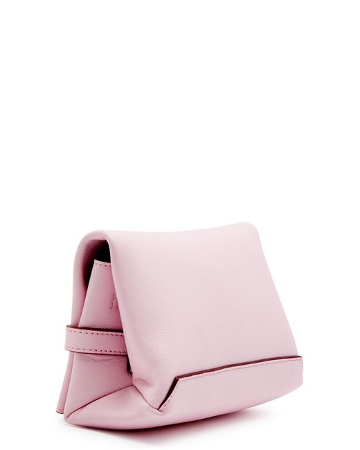 Victoria Beckham Pink Chain Mini Leather Pouch
