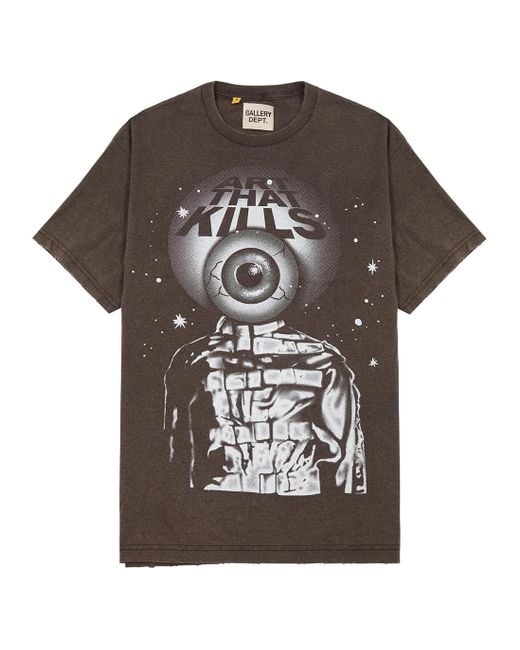 GALLERY DEPT. Gray Atk Rod Printed Cotton T-shirt for men
